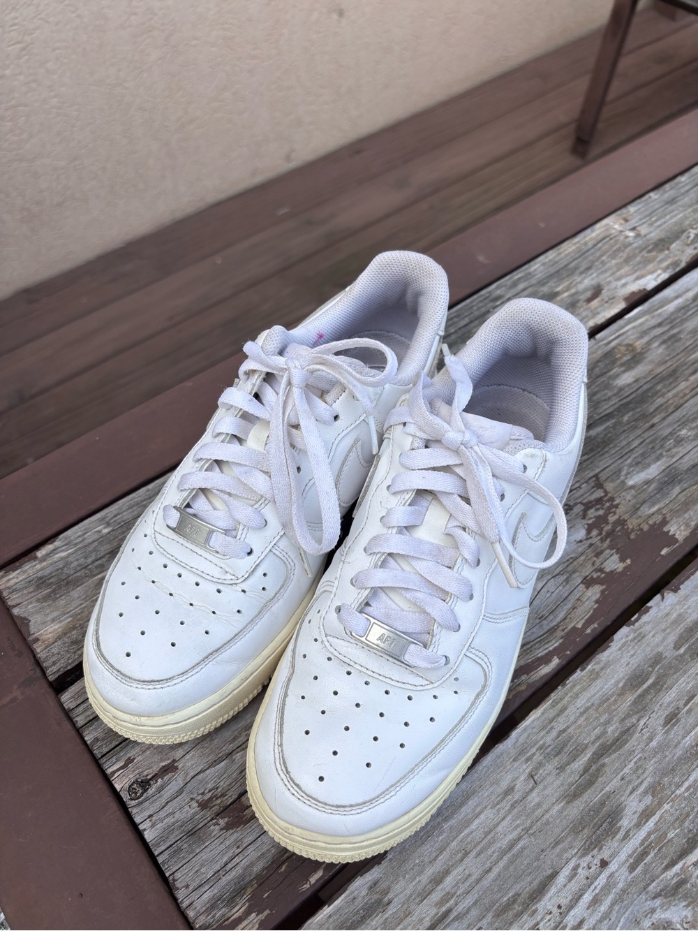 Nike Air Force 1 Low White Sz 8 Classic Sneakers